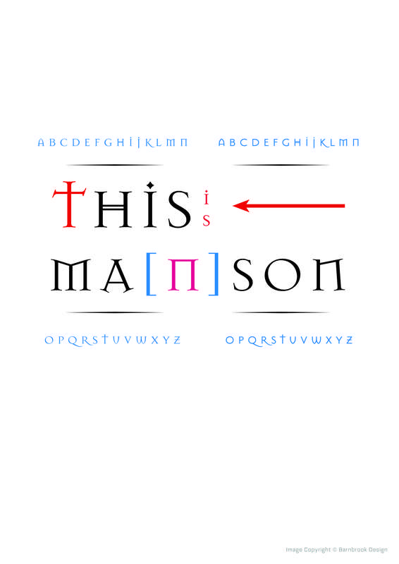 Mason typeface, 1992